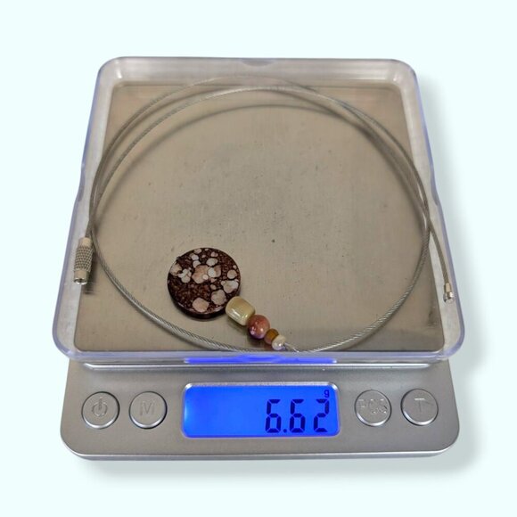 Bohemian Natural Stone Pendant Necklace - Picture 5 of 5